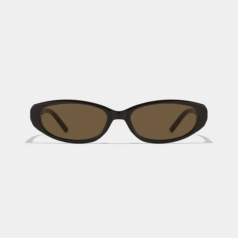 Brand Design Star Small Oval Sunglasses for Women Men Y2K Narrow Rectangle Sun Glasses Vintage Hip Hop Outdoor Sports Shades
