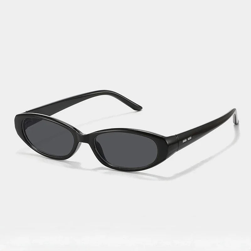 Brand Design Star Small Oval Sunglasses for Women Men Y2K Narrow Rectangle Sun Glasses Vintage Hip Hop Outdoor Sports Shades